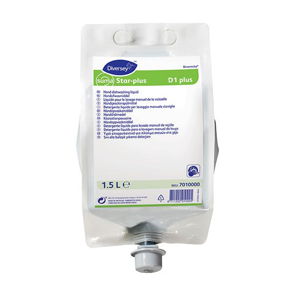 Diversey Suma Star D1 Washing Up Liquid 1.5L CASE